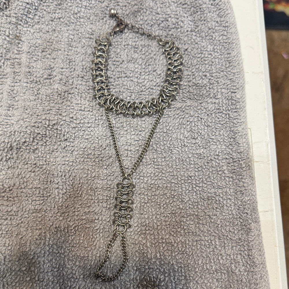 Elegant Silver Tone Chainmaille Bracelet Some Call Them Slave Bracelets